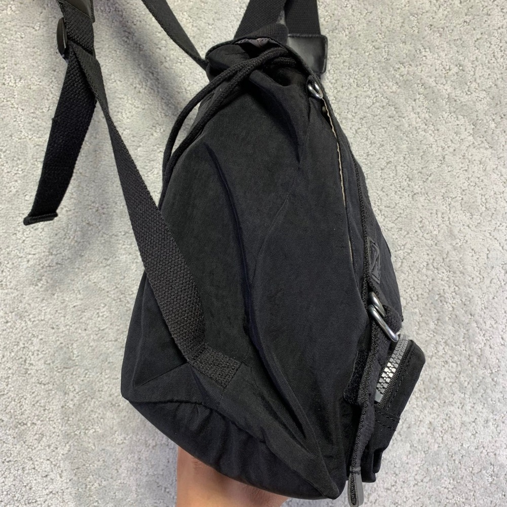 Kipling Black Nylon Backpack Drawstring Flap Back… - image 4